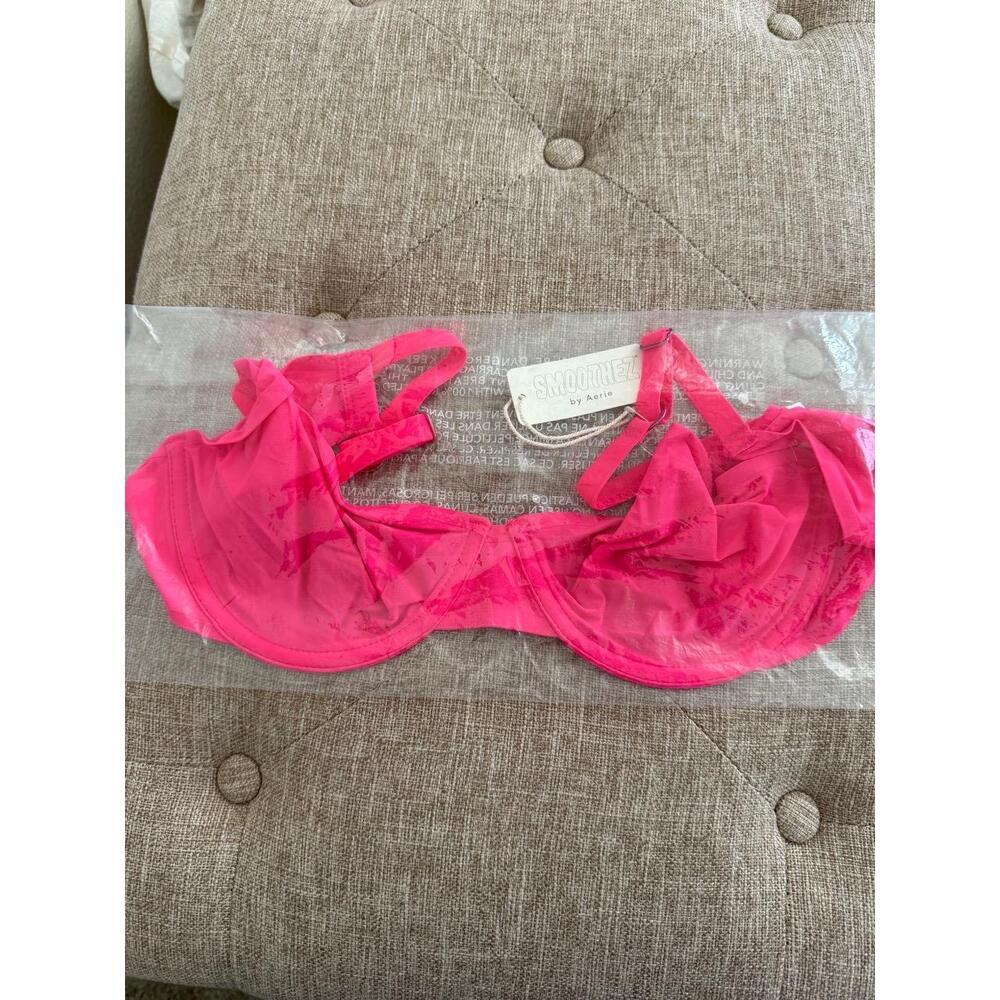NWT Aerie Pink Smoothez Unlined Bra 34D